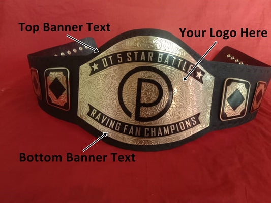 Custom Name and P Logo Wrestling Championship Belt - Customize Wrestling Belts Wrestling Customize Beltposhleathers - 14b7Black2mm BrassCustom Name and P Logo Wrestling Championship Belt - Customize Wrestling BeltsWrestling Customize Beltposhleathers - 14b7