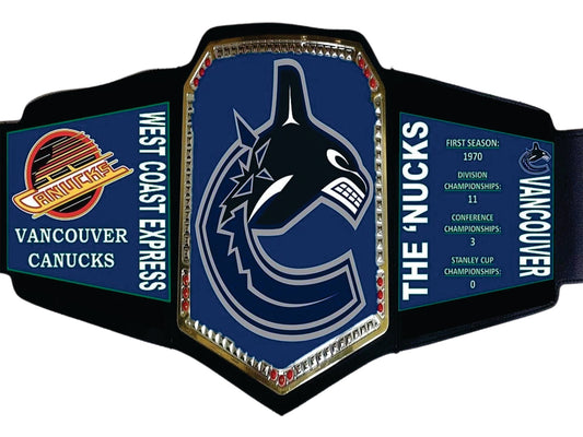 Vancouver Canucks WWE Legacy Title Belt