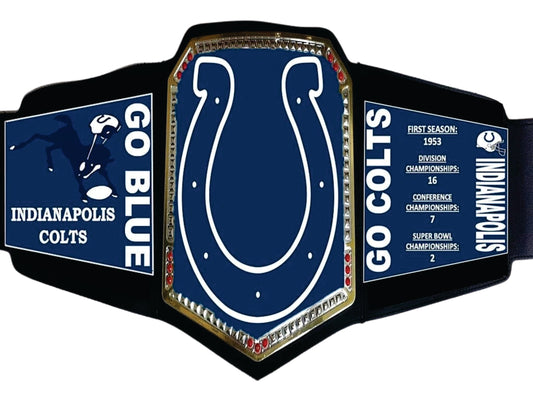 Indianapolis Colts WWE Legacy Title Belt