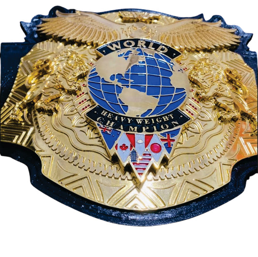 Custom Pro Word Heavyweight Championship Wrestling Belt