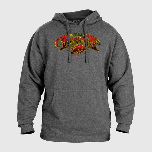 Men's UFC Unrivaled by Venum Heather Grey Ilia Topuria Hoodie