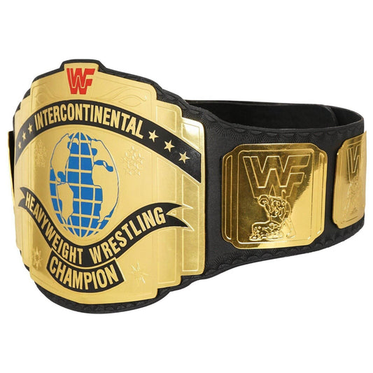 Black WWF Intercontinental Championship Replica Title Belt