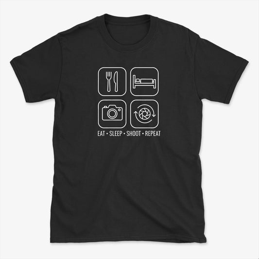 Eat Sleep Shoot Repeat T-Shirt