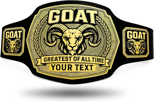 Custom Goat Championship Belt