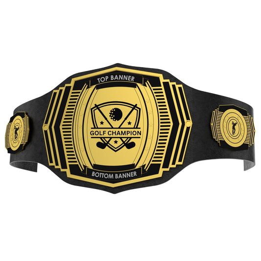 Golf Champion Shield Championship Belt