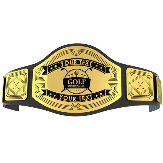 Custom Golf Tournament Championship Belt