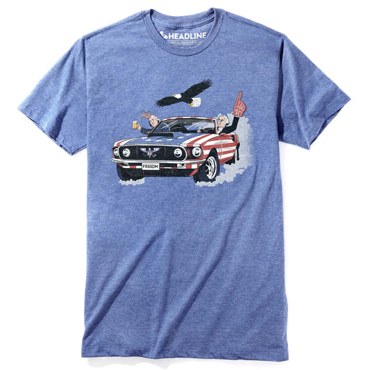 Men's Usa! Usa! Usa! Funny Graphic T-Shirt | Designer Fourth America Tee | Solid Threads
