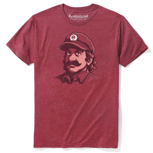 Men's Mushroom Revolution Cool Graphic T-Shirt | Designer Gaming Che Tee | Solid Threads
