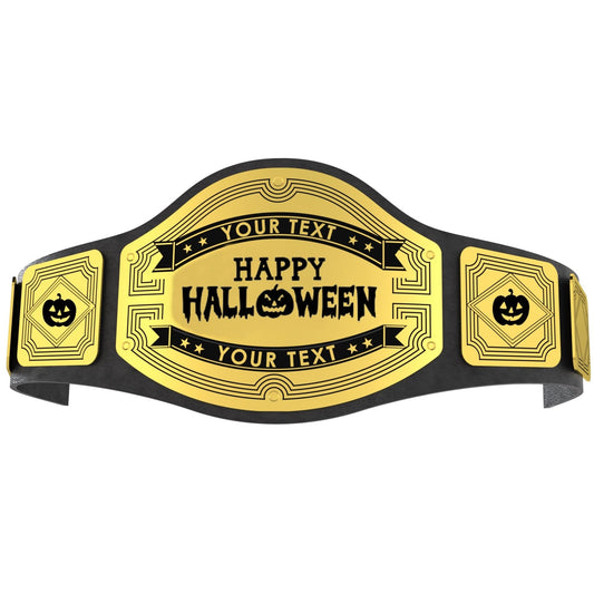Skull Pumpkin Halloween Championship Belt