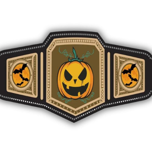 Horror Halloween Championship Wrestling Belt