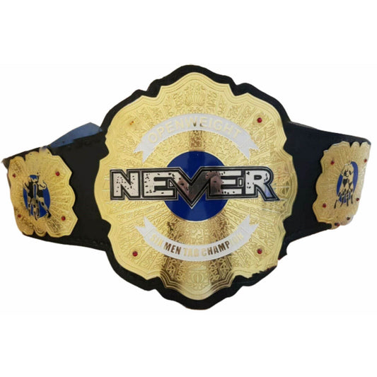 IWGP NEVER Openweight 6-Man Tag Team Championship Title Belt