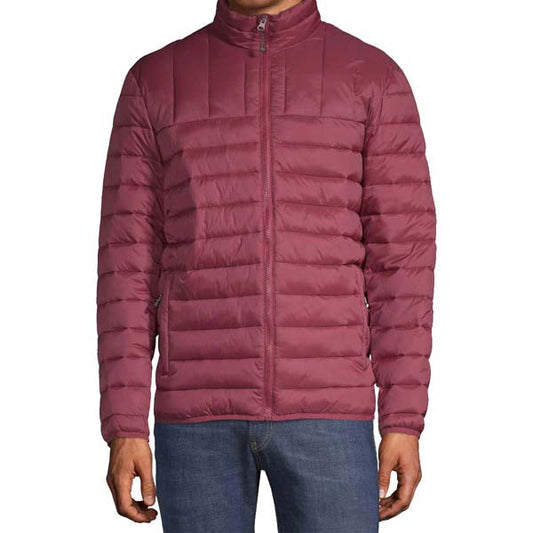 Mens Maroon Down Jacket
