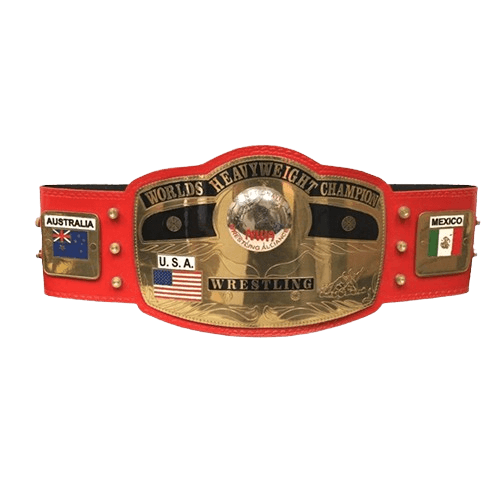 NWA New Red Championship Replica Title Belt