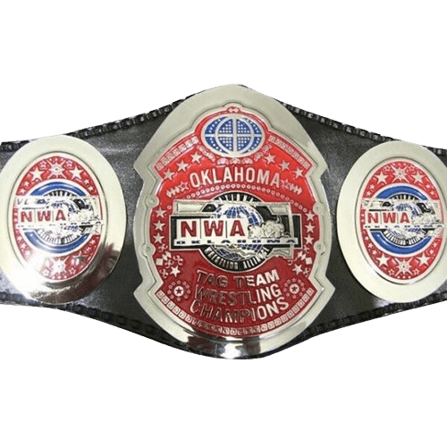 NWA Oklahoma Tag Team Wrestling Championship Title Belt