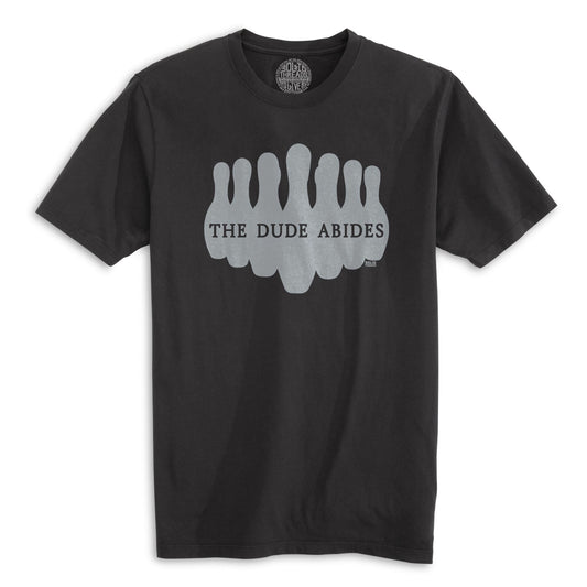 The Dude Abides Cool Organic Cotton T-shirt | Retro Big Lebowski Tee | Solid Threads