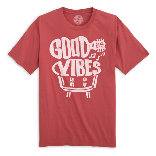 Good Vibes Cool Organic Cotton T-shirt | Vintage Music Festival Tee | Solid Threads