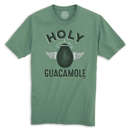 Holy Guacamole Vintage Organic Cotton T-shirt | Funny Avocado Tee | Solid Threads