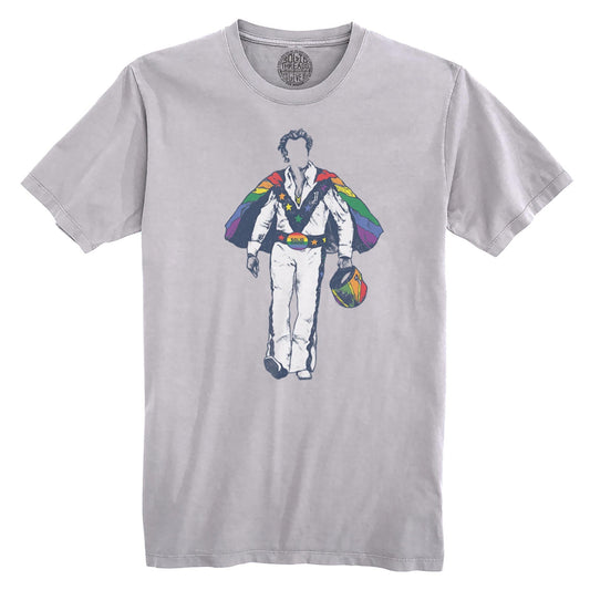 Pride Daredevil Cool Organic Cotton T-shirt | Vintage Lgbtq Liberation Tee | Solid Threads