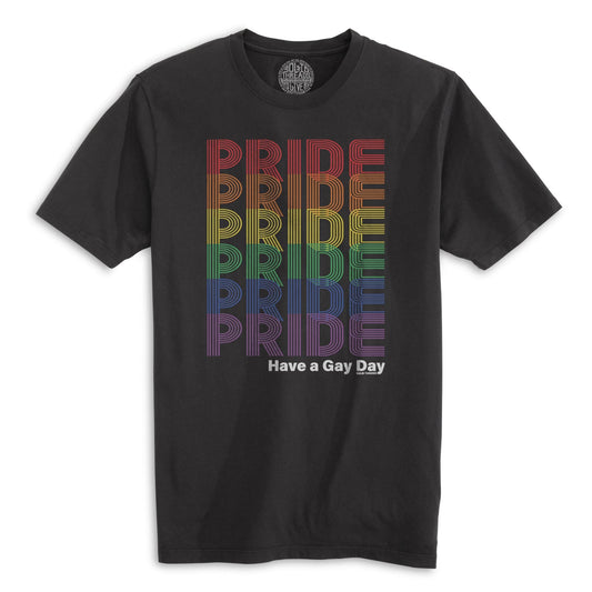 Pride Rainbow Fade Cool Organic Cotton T-shirt | Vintage Support Lgbtq Tee | Solid Threads