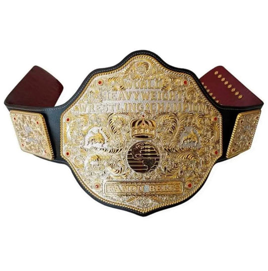 Big Gold World Die Cast Dual Plated Heavyweight Championship Belt