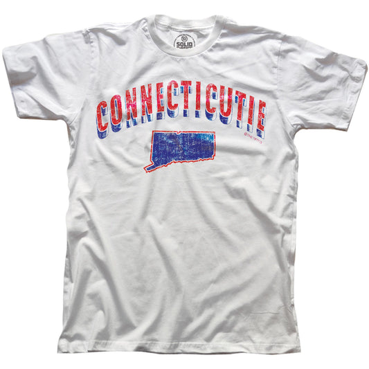 Men's Connecticutie Funny Graphic T-Shirt | Vintage CT Pun Tee | Solid Threads