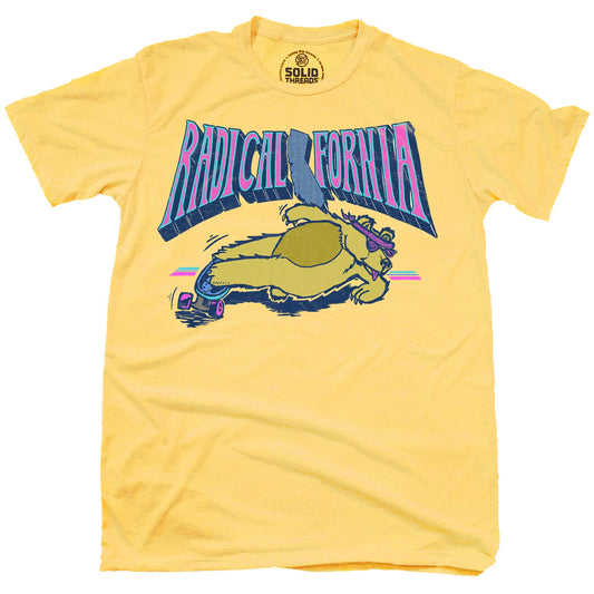 Men's Radicalifornia Funny Graphic T-Shirt | Vintage Ca Skateboarding Tee | Solid Threads