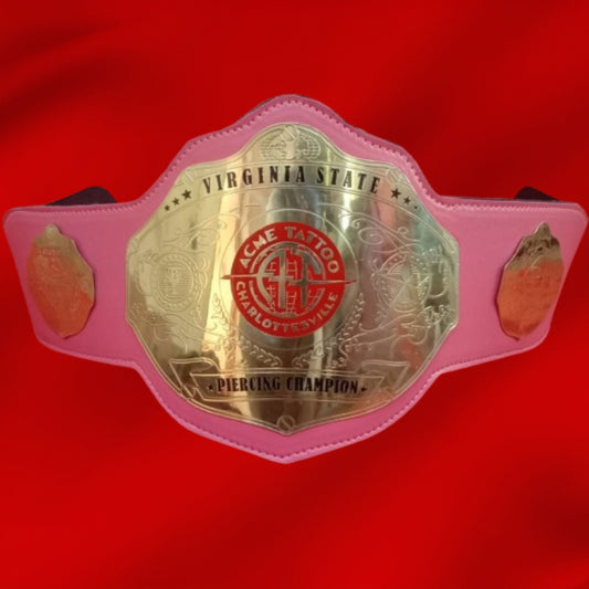 Custom Virginia State Championship Belt