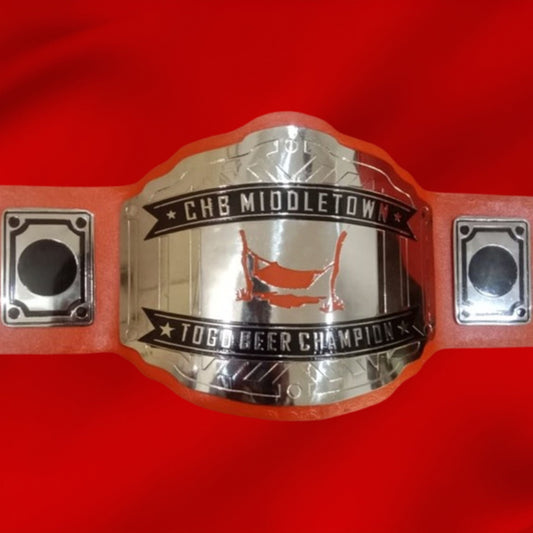 Custom Name and Net Woven Sling Logo Wrestling Championship Belt