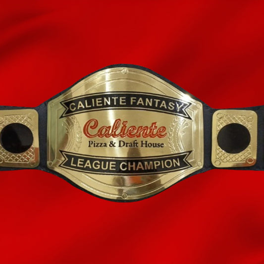 Custom Name and Caliente Logo Wrestling Championship Belt