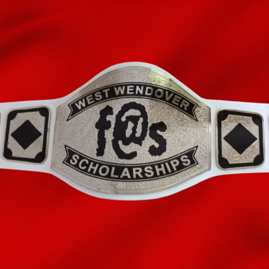 Custom Name and FAS Logo Wrestling Championship Belt