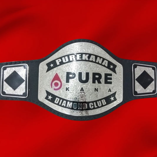 Custom Name and Pure Kana Logo Wrestling Championship Belt