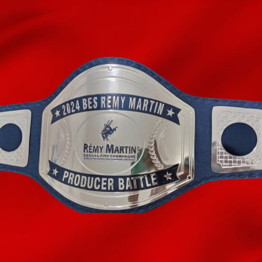 Custom Name and Remy Martin Logo Wrestling Championship Belt