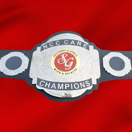 Custom Name and SG World Logo Wrestling Championship Belt