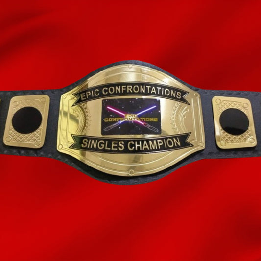 Custom Neon Light Sword Wrestling Championship Belt