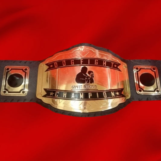 Custom Name and Gipfit Boxing Logo Wrestling Championship Belt