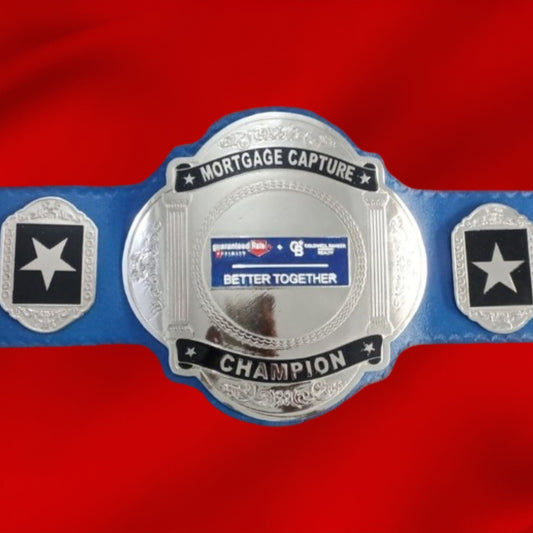 Custom Name and Better Together Logo Wrestling Championship Belt