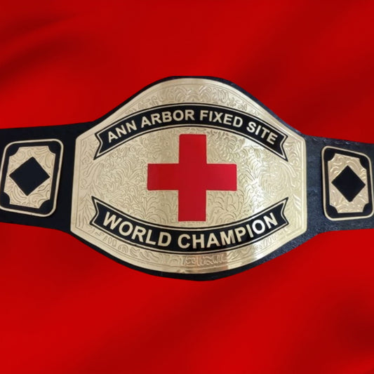 Custom Plus Sign Championship Belt