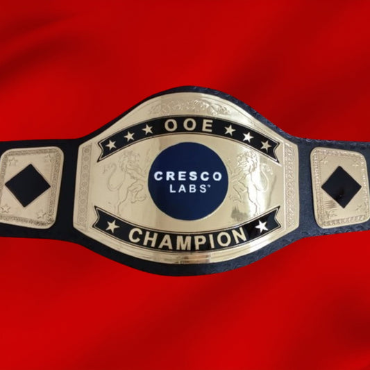 Custom Name and Cresco Labs Logo Wrestling Championship Belt