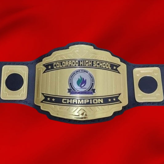 Custom Name and School Logo For Your School Wrestling Championship Belt