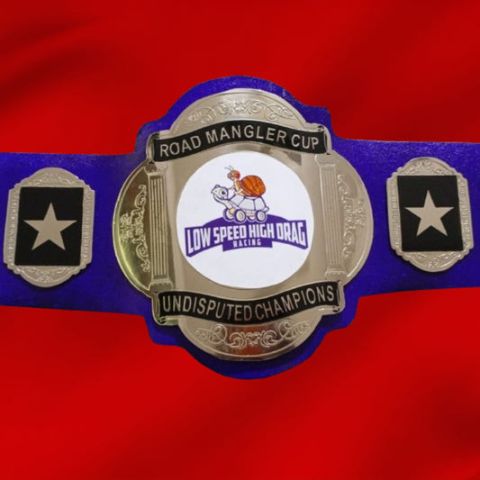 Custom Name and Turtle Logo Wrestling Championship Belt