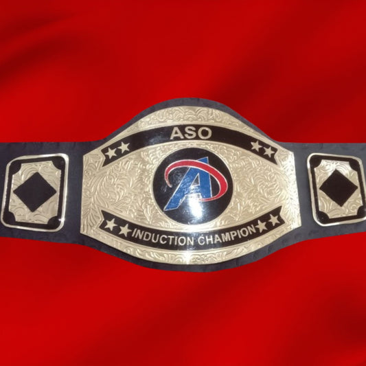 Custom Name and A Logo Wrestling Championship Belt