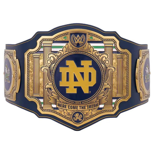 WWE Notre Dame Fighting Irish College Legacy Championship Belt