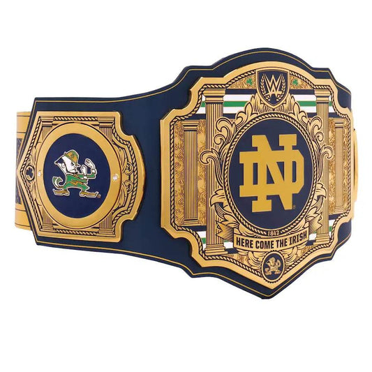 WWE Notre Dame Fighting Irish College Legacy Championship Belt