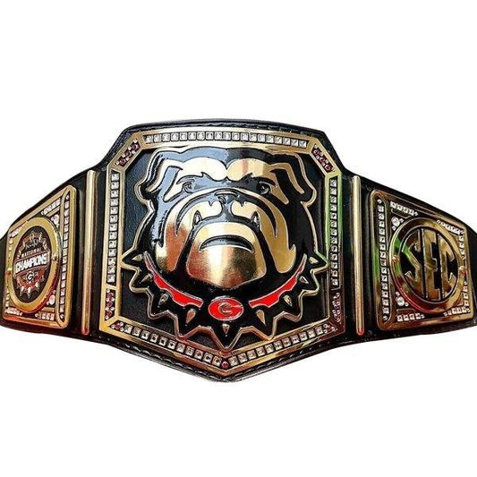 Georgia Bulldog National Customized Championship Title Belt