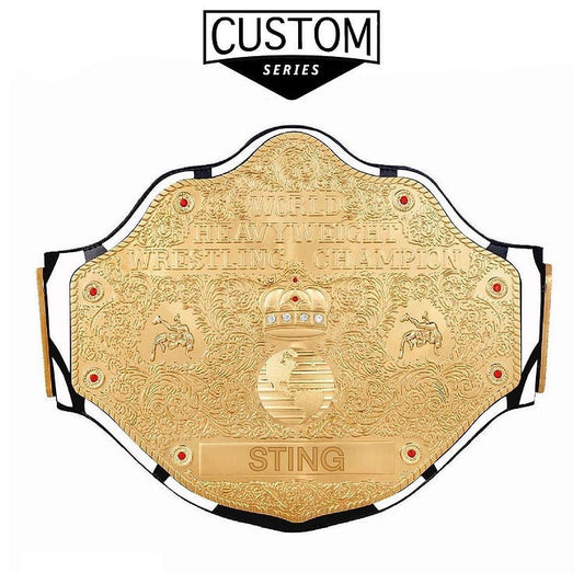 The Icon Sting Custom Series Championship Title Belt