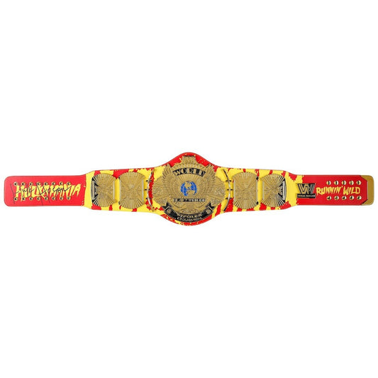 Roman Reigns WWE Autographed Universal Championship Blue Strap Replica Title Belt