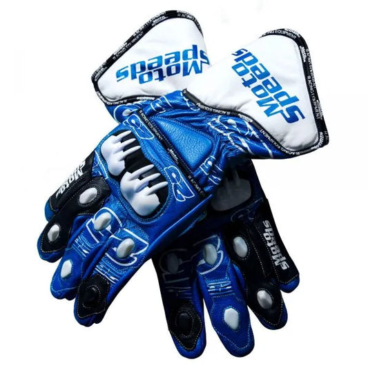 Maverick Vinales Gloves Suzuki MotoGP 2015