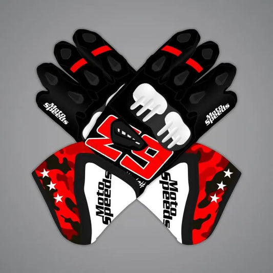 Supermoto Leather Gloves Francesco Bagnaia MotoGP 2025