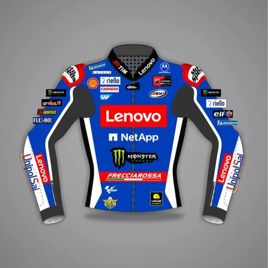 Francesco Bagnaia Ducati Blue Moto Jacket Italain GP 2024