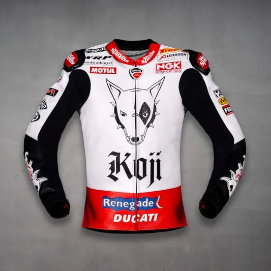 Ducati Retro Leather Jacket WSBK 2004